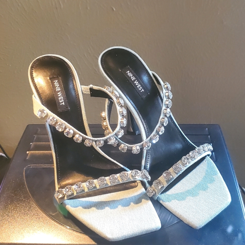 Nine West Denim Aria Sandals